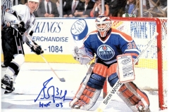 Grant Fuhr Edmonton Oilers signed 8x10 A - $45.00
